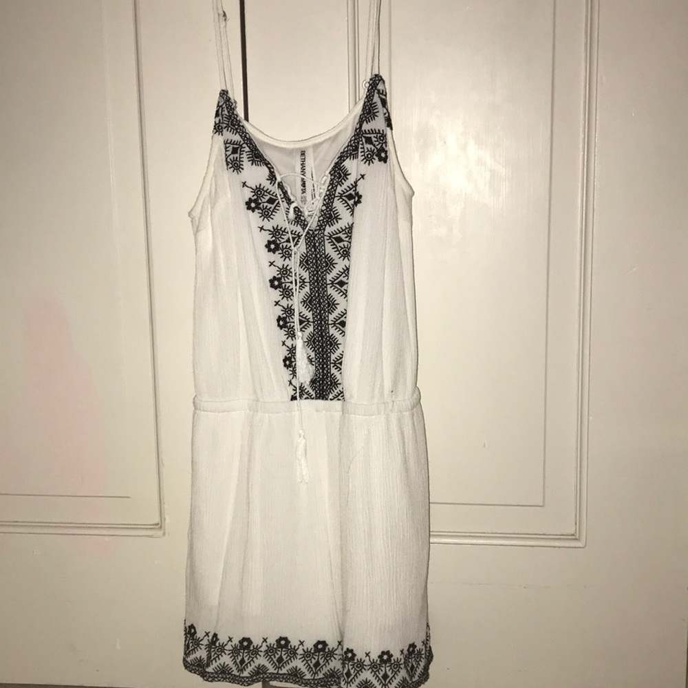 Black and White womens romper